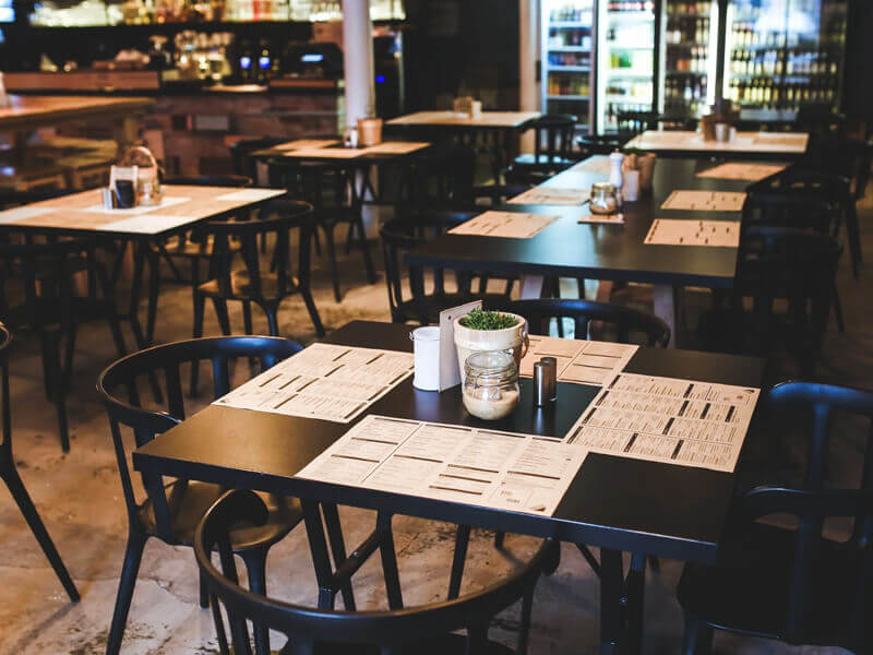 Tables of Restaurant - Fudx